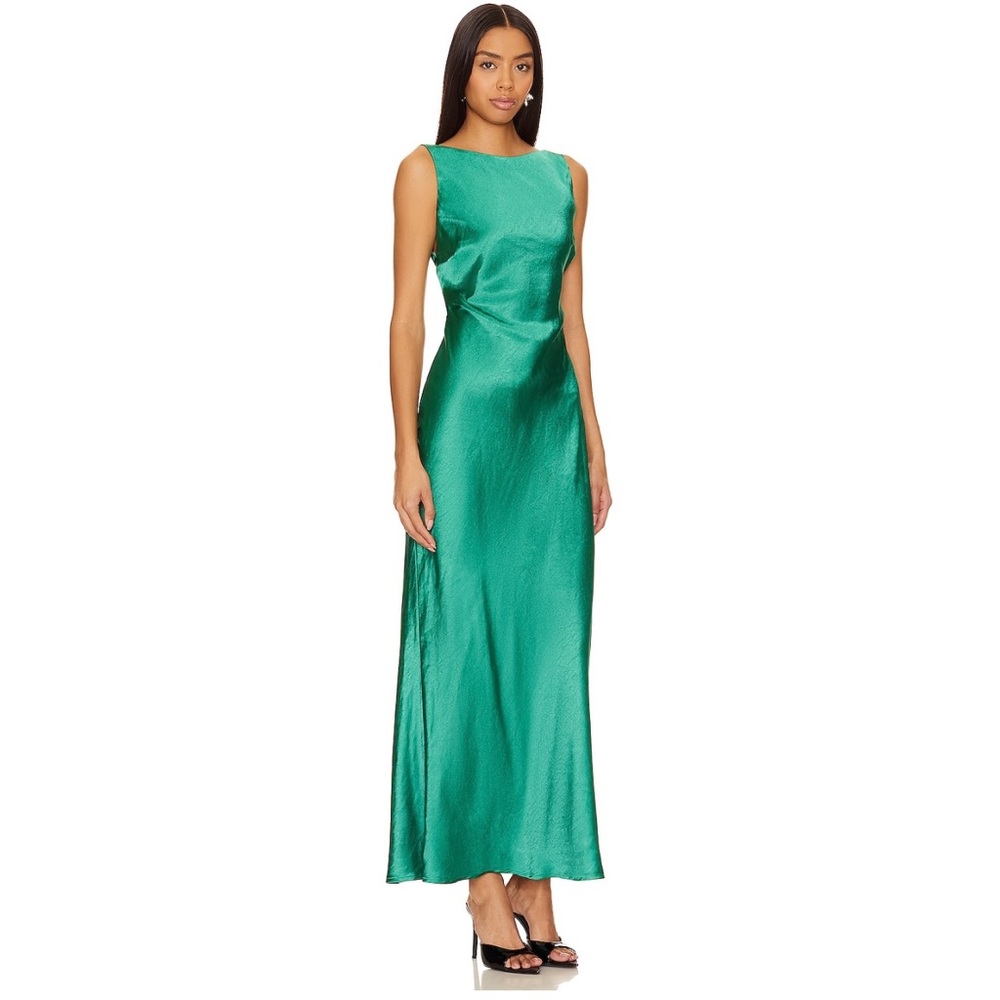 Runaway the label - Samsara Maxi Dress in Emerald size XS